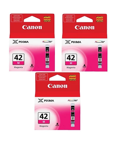Canon Cli-42 Magenta Ink Cartridge, 3-Pack