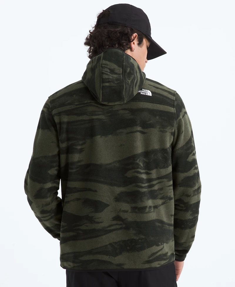 The North Face Men's Glacier Fleece Pullover Print Hoodie