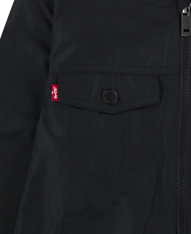 Levi's Boys 4-7 Shiny Mesh Lined Bomber Jacket