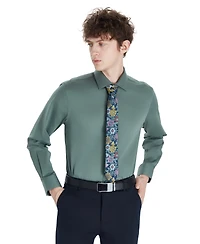 Bar Iii Men's Sateen Solid Dress Shirt, Macy's Exclusive