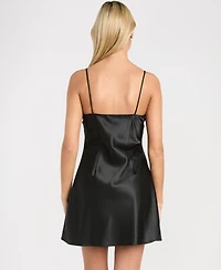 Morgan & Company Women's Spaghetti Strap Short Dress