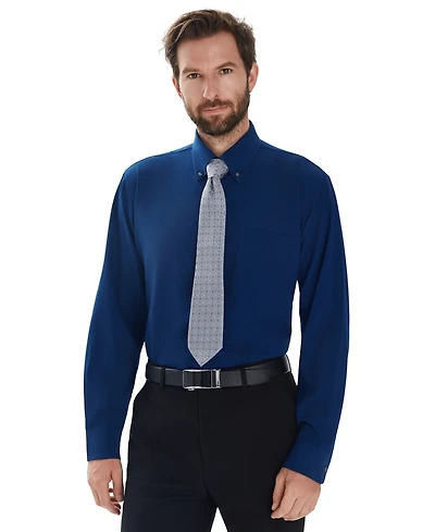 Club Room Men's Medium Gingham Dress Shirt, Macy's Exclusive