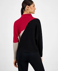 T Tahari Women's Funnel-Neck Dolman-Sleeve Sweater