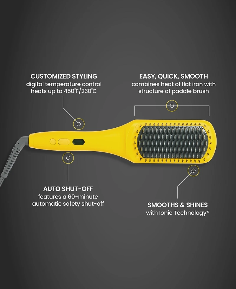 Drybar The Brush Crush Heated Straightening Brush