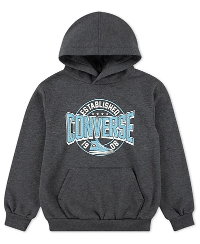 Converse Big Boys Heritage Established Pull On Hoodie