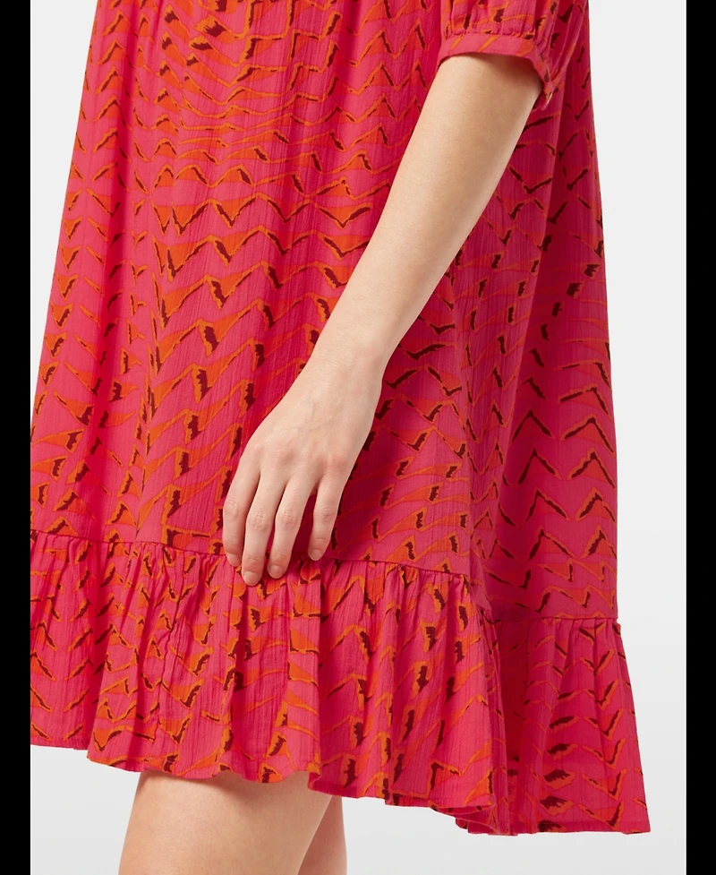 Scotch & Soda Women's and Printed Crinkle Mini Dress