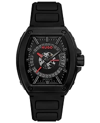 Hugo Boss Men's Hugo Id Quartz Basic Calendar Silicone Watch