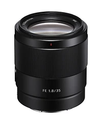 Sony Fe 35mm f/1.8 Lens for Sony E, Bundle with Flashpoint Zoom Li-on X R2 Ttl Flash, 55mm Filter Kit, Cleaning Kit