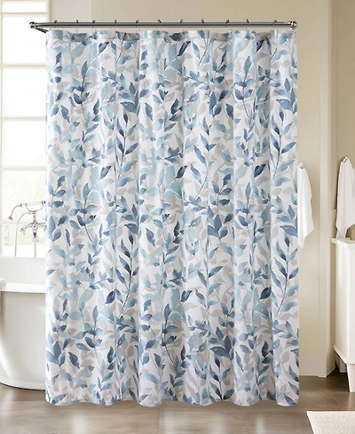 Madison Park Essentials Sofia Botanical Printed Shower Curtain, 72" x 72"
