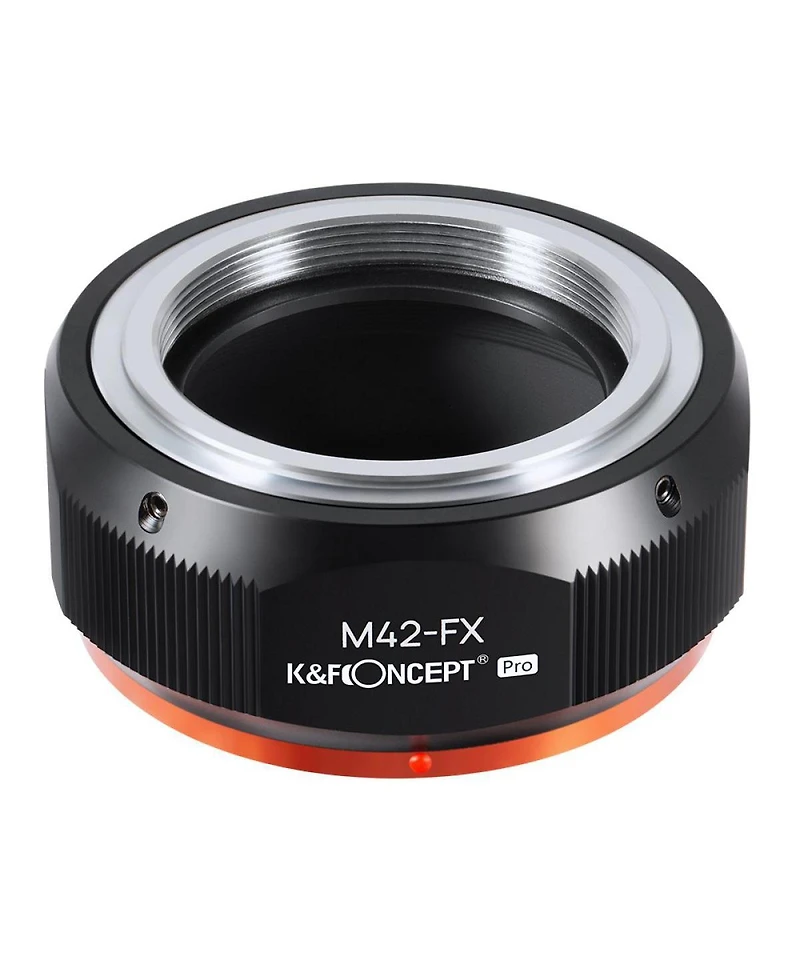 K&F Concept K&F Concept Kf M10115 High-precision Lens Adapter Ring, Matte Paint, Orange Secondary Oxide, M42-fx Pro