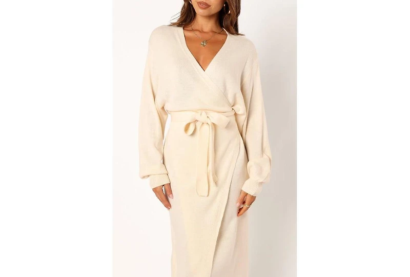 Petal and Pup Women's Nova Wrap Knit Midi Dress