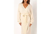 Petal and Pup Women's Nova Wrap Knit Midi Dress