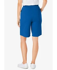 Woman Within Plus 7-Day Knit Short