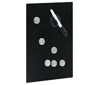 vidaXL Key Box with Magnetic Board Black 11.8"x7.9"x1.6"