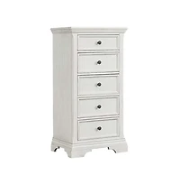 Westwood Design Olivia Traditional Wood Pier Chest in Brushed White