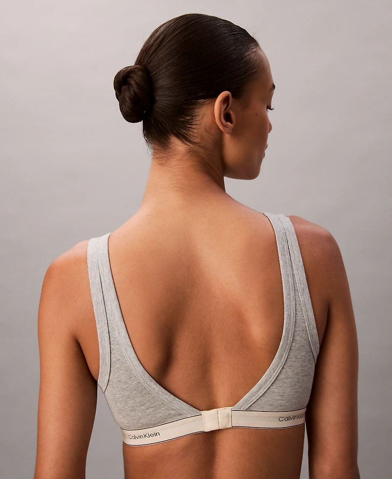 Calvin Klein Women's Heritage Cotton Lightly Lined Bralette QF8594