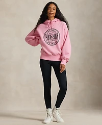 Polo Ralph Lauren Women's Pink Pony Logo Long Sleeve Hoodie