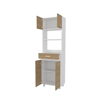 We Have Furniture Lakeridge Pantry Cabinet – Modern Storage Solution with White