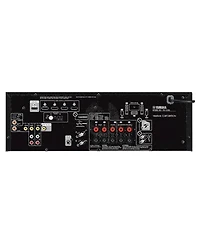 Yamaha Rx-V385BL 5.1 Channel Av Receiver with Sanus Ultra High Speed 8K 6.56 ft. Hdmi 2.1 Cable