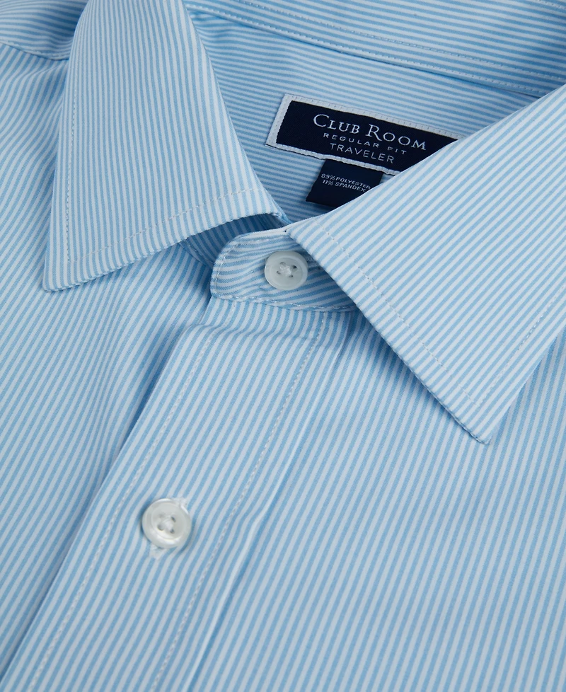 Club Room Men's Medium Gingham Dress Shirt, Macy's Exclusive