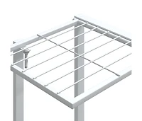 Flower Stand White Powder-coated iron Tall Flower Stand