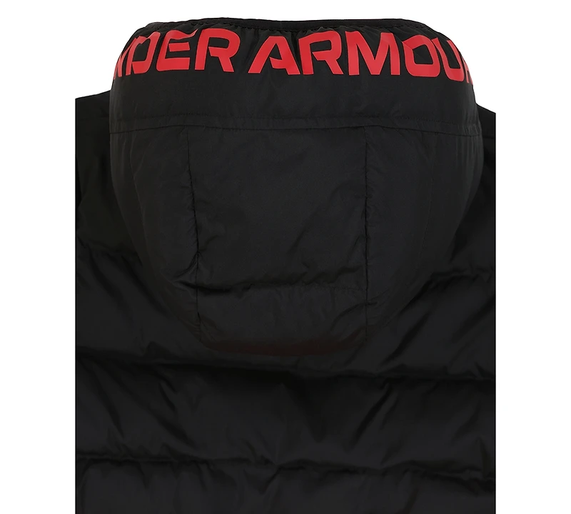 Under Armour Big Boys Pronto Color Block Full Zip Puffer Jacket