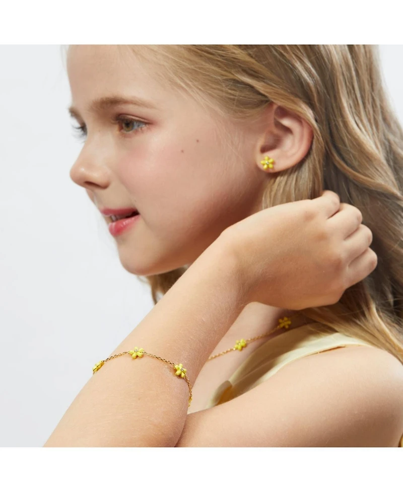 Anna Zuckerman Petit Rosie Bracelet in Yellow