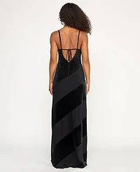 City Studios Juniors' Low-Back Panel Long Slip Dress