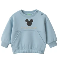 Disney Baby Boys 2-Piece Mickey Mouse Long Sleeve Sweatshirt and Pants Set