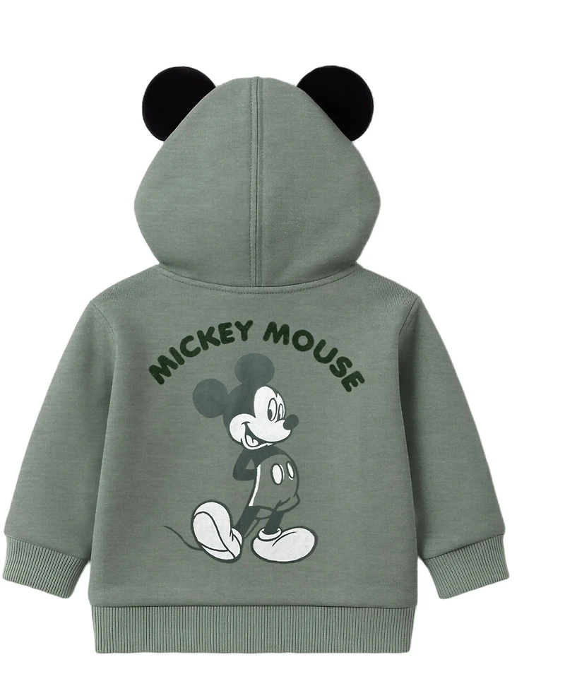 Disney Baby Boys 3-Piece Mickey Mouse Hooded Jacket, Top and Pants Set