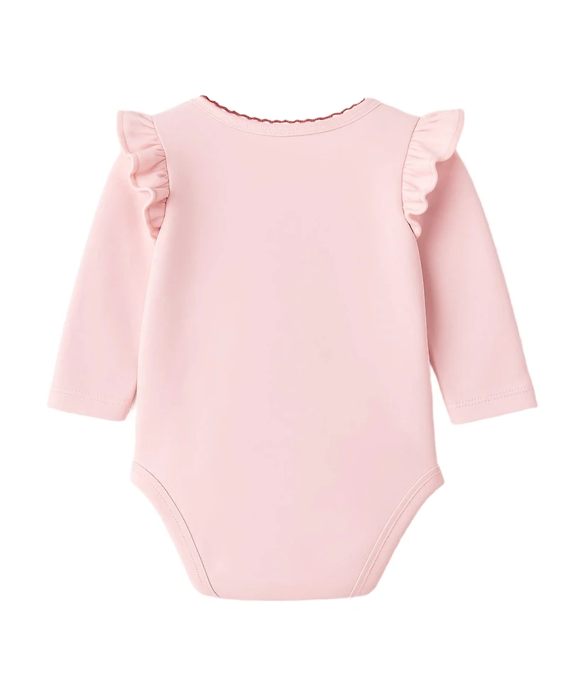 Disney Baby Girls 2-Piece Minnie Mouse Holiday Bodysuit and Skegging Set