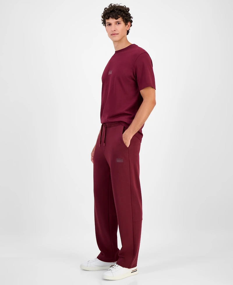 Hugo By Boss Men's Cotton Relaxed Straight-Leg Pants