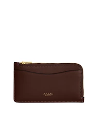 Coach Essential New York Zip Leather Card Case