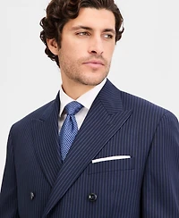 Michael Kors Men's Classic-Fit Pinstripe Double-Breasted Suit Separate Jacket