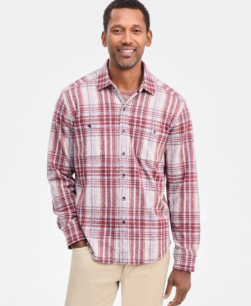 Tommy Bahama Men's Fireside Santa Fe Stretch Flannel Shirt