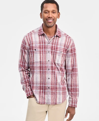 Tommy Bahama Men's Fireside Santa Fe Stretch Flannel Shirt