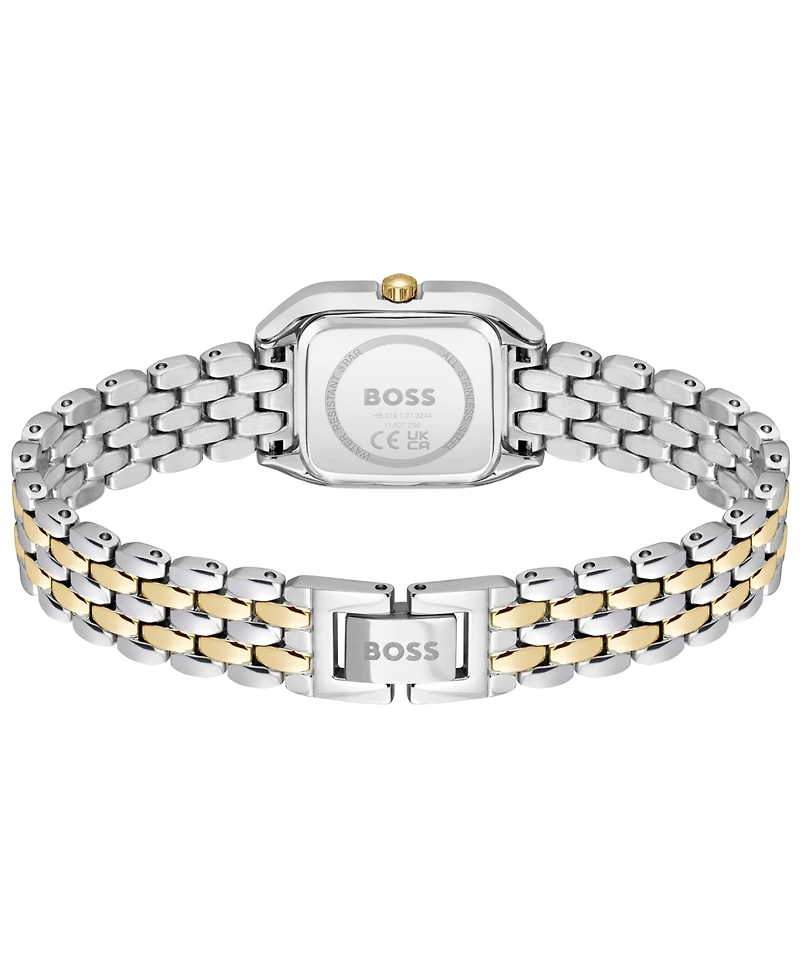Hugo Boss Women's Mae Petite Quartz Basic Mini Two Tone Stainless Steel Watch, 22mm