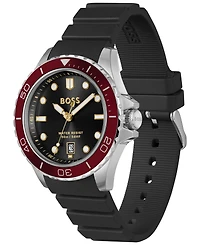 Hugo Boss Men's Troper Sport Quartz Basic Calendar Silicone Watch