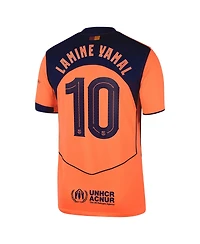 Nike Men's Lamine Yamal Orange Barcelona 2025/26 Third Replica Player Jersey