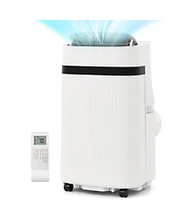 Gymax 12000 Btu Portable Air Conditioner w/ Fan & Dehumidifier Sleep Mode 24H Timer