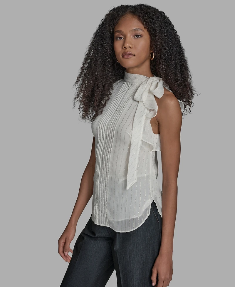 Bcbg Women's Solid Halter Neck Blouse