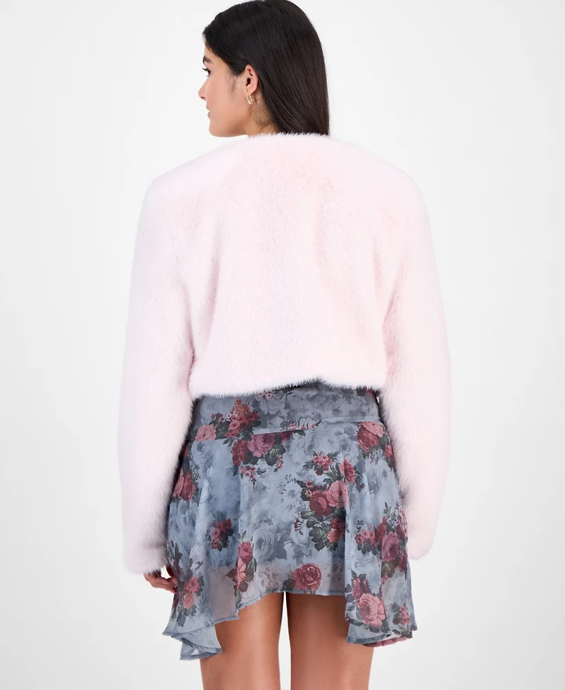 Madden Girl Juniors' Faux-Fur Bolero Jacket