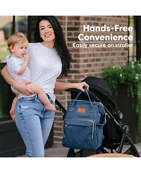 KeaBabies Original Diaper Bag Backpack, Multi-Functional Baby Bags with Changing Pad