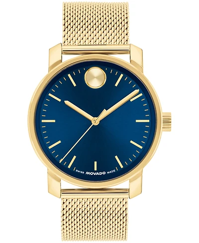 Movado Men's Bold Access Swiss Quartz Light Gold Steel Watch, 41mm
