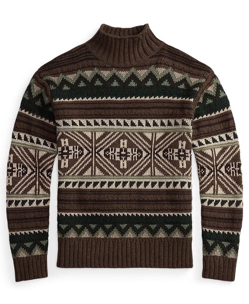 Polo Ralph Lauren Men's Geometric Pattern Long Sleeve Sweater