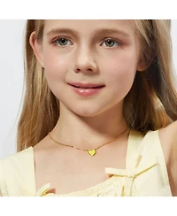 Anna Zuckerman Petit Love Necklace in Yellow