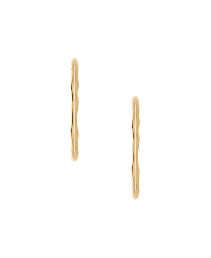Skagen Women's Moderne Stak Gold-Tone Stainless Steel Hoop Earrings