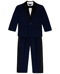 Nautica Baby Boys 4-Piece Shirt, Tuxedo Jacket, Tie and Dress Pants Set