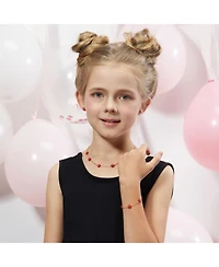 Anna Zuckerman Petit Daisy Red Earrings