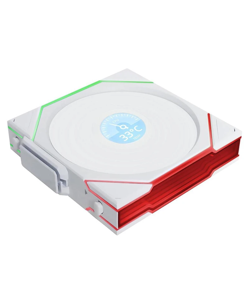Lian-Li Uni Fan Tl Wireless 1.6" Lcd 120mm Argb Case Fan with Reverse Blade, White